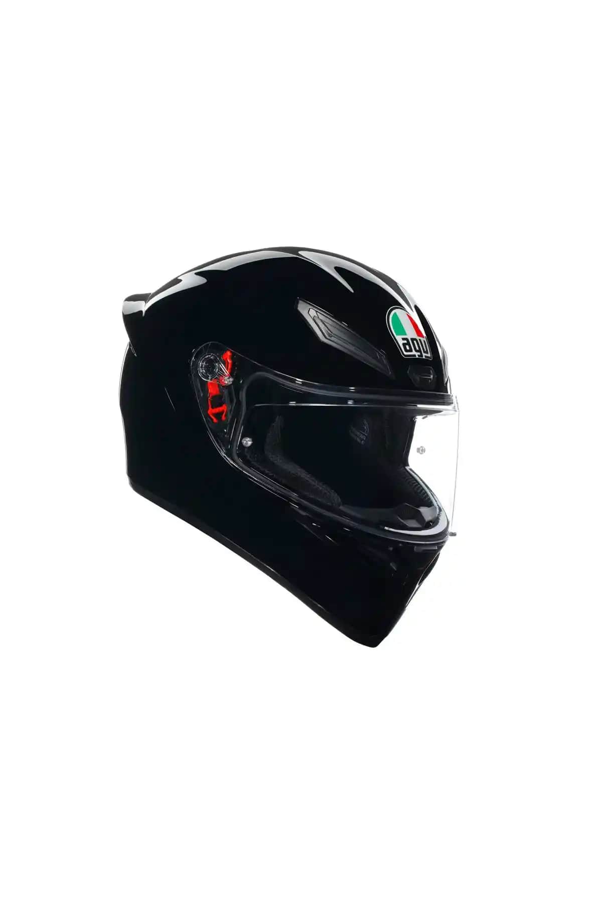 2025'te AGV K1 S Mono Siyah Kapalı Kask ile Sürüşünüzü Güvenceye Alın