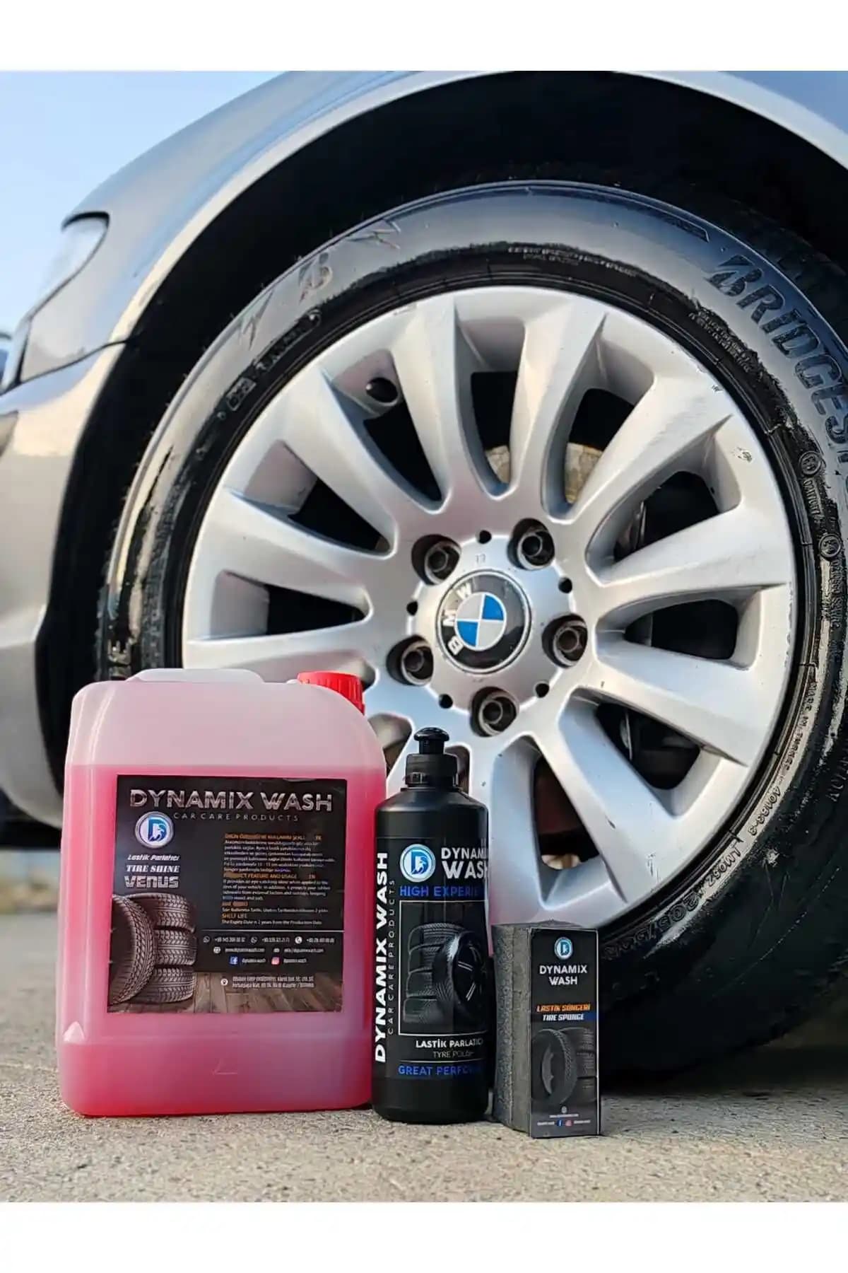 Dynamix Wash 3'lü Konsantre Lastik Parlatıcı ile Lastik Bakımında Yeni Dönem