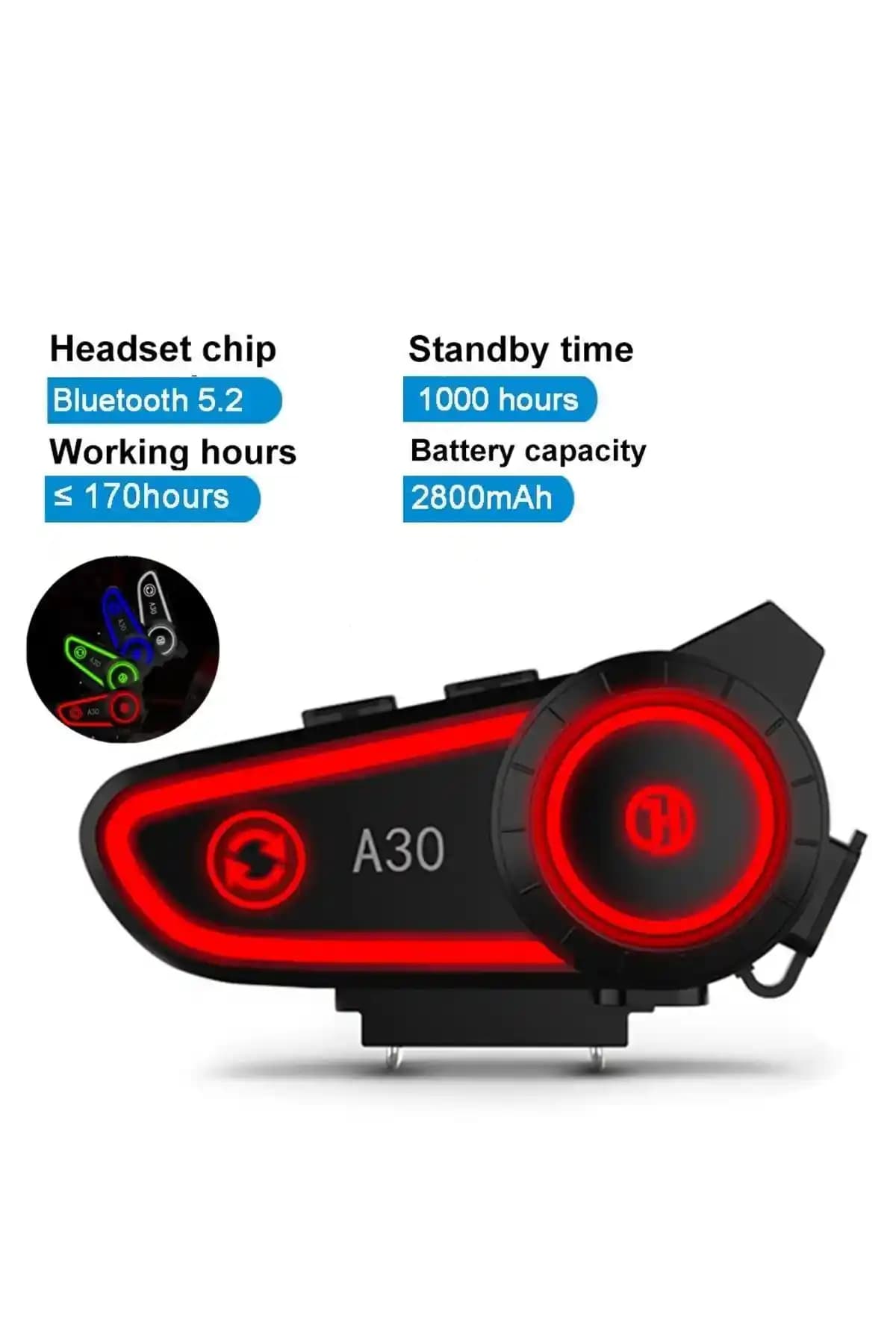 Dynego A30 Motosiklet Kask Kulaklığı: Güçlü Bağlantı ve Uzun Pil Süresi ile Dayanıklı Tasarım