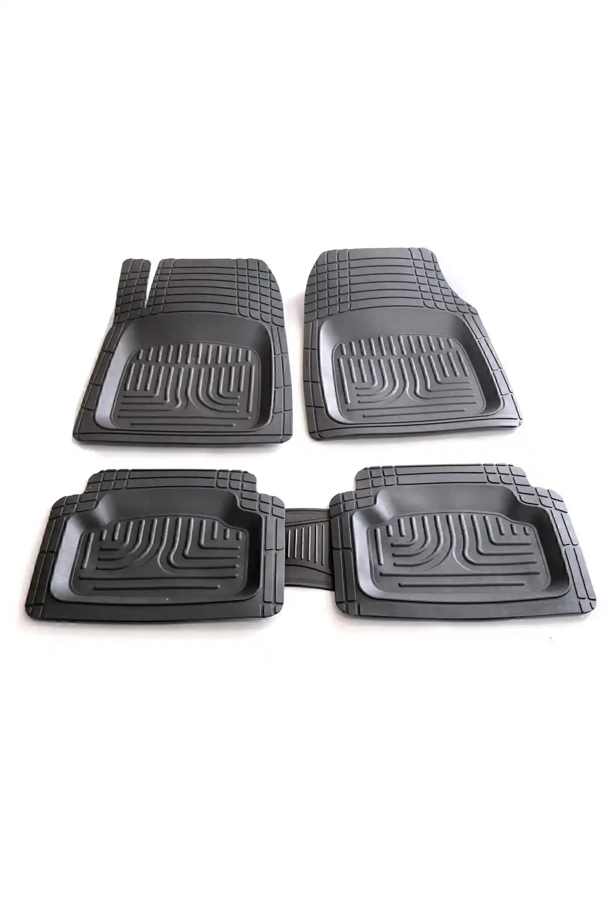 Elif Xuyumlu 3D Havuzlu Paspas Takımı 5 Parça Araç İç ve Dış Temizlik Çözümü