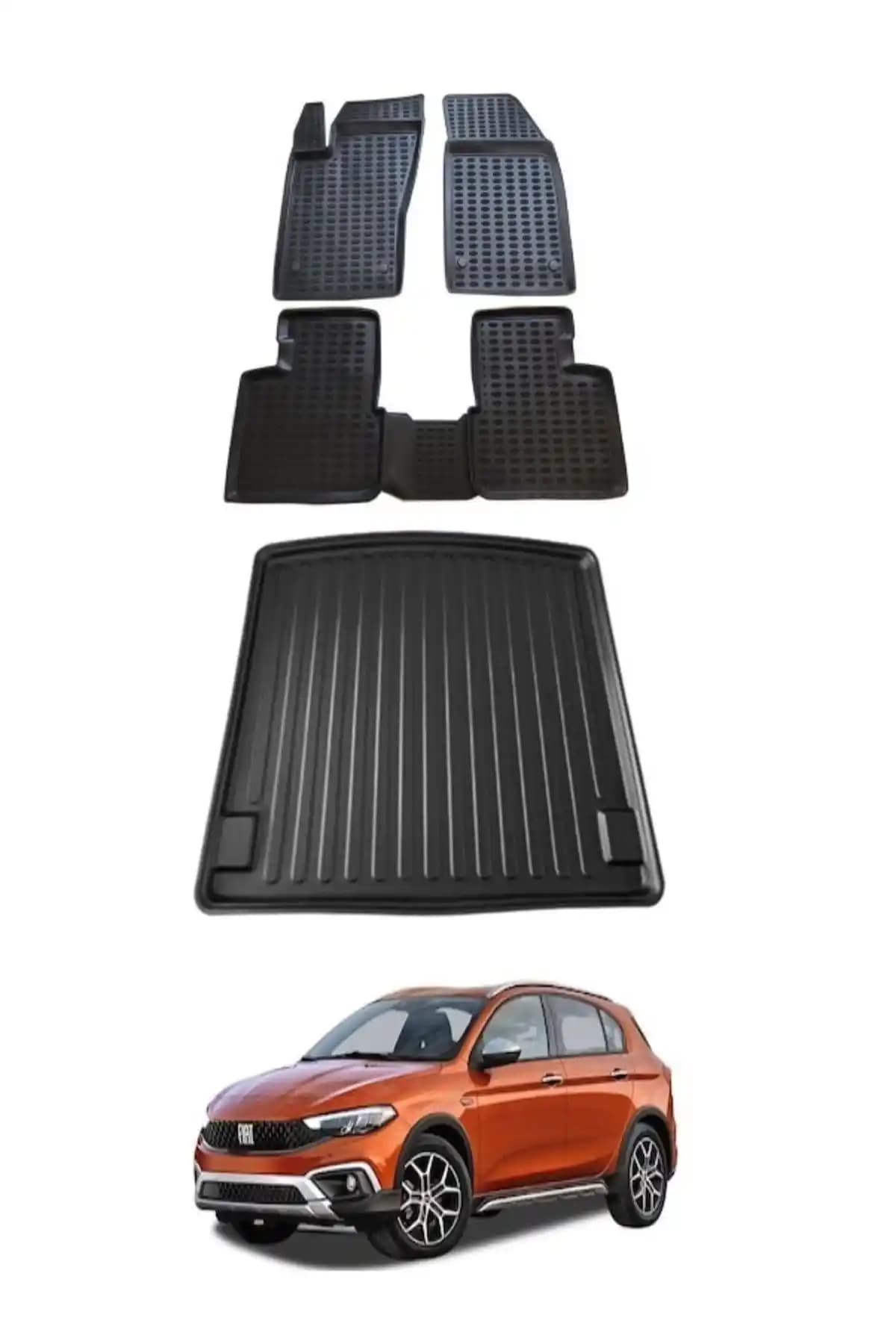 Fiat Egea Cross için KoalaOtoTekstil ve Sahler paspas setleri karşılaştırması