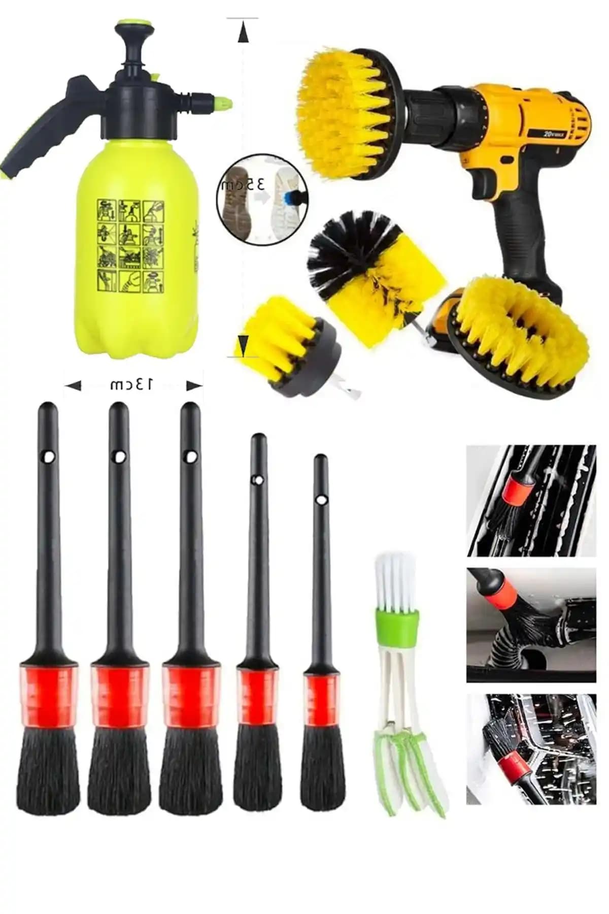 Genel Markalar ve MOONSHOP Araç Temizlik Setleri Karşılaştırması ve Kullanıcı Yorumları