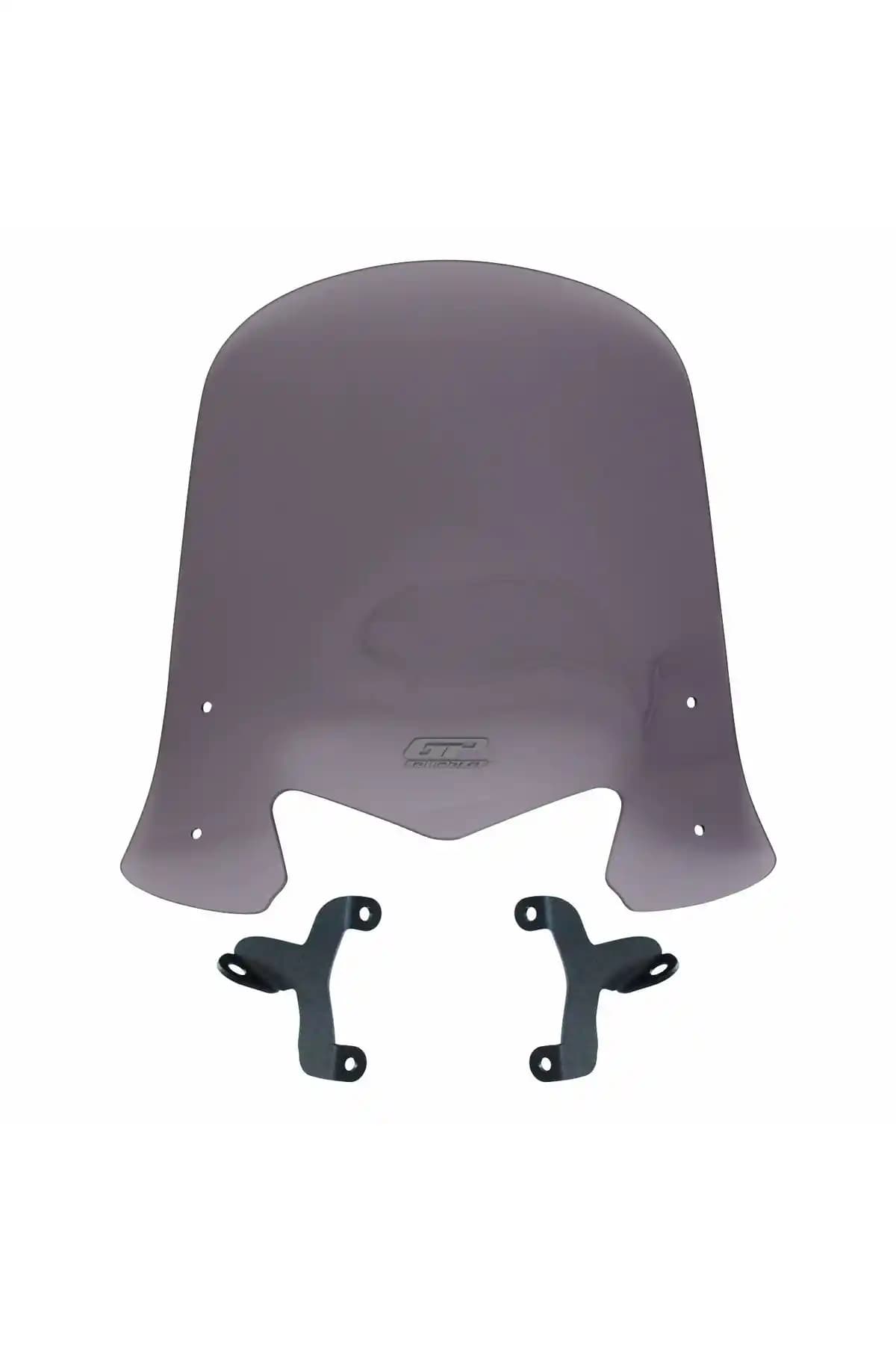 GP KOMPOZİT Füme Ön Cam TVS Jupiter 110/125 2023-2024 Uyumlu dayanıklı ve şık tasarım