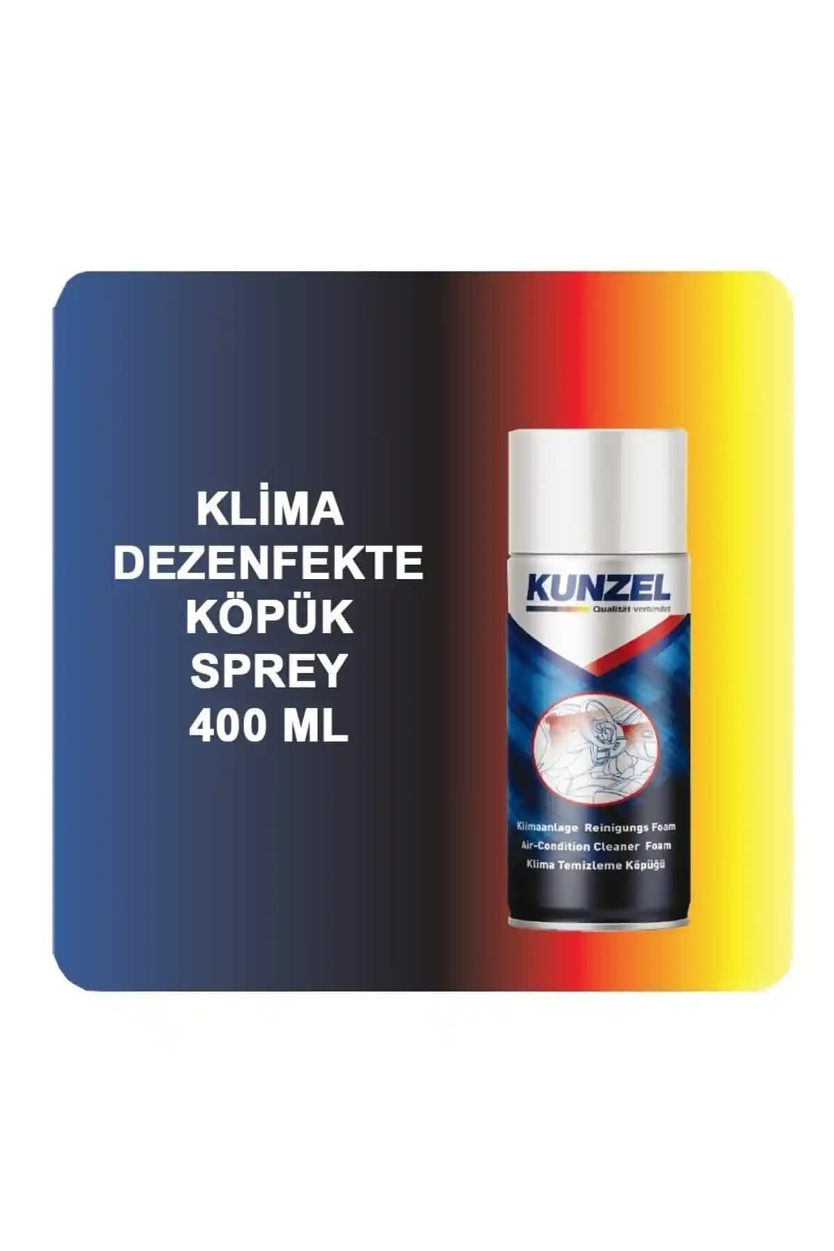 KUNZEL Klima Dezenfekte Köpük 400 Ml ile Temizlik ve Hijyen Standardınızı Yükseltin