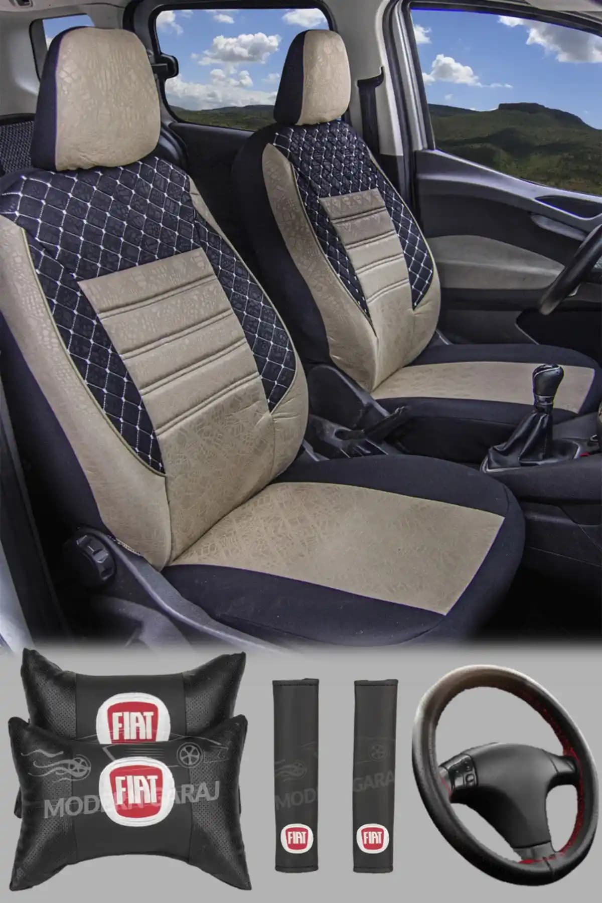 Modern Garaj Fiat Albea ve Uyumlu Otomobil Kılıf Seti: Dayanıklı ve Estetik Koruma Çözümü