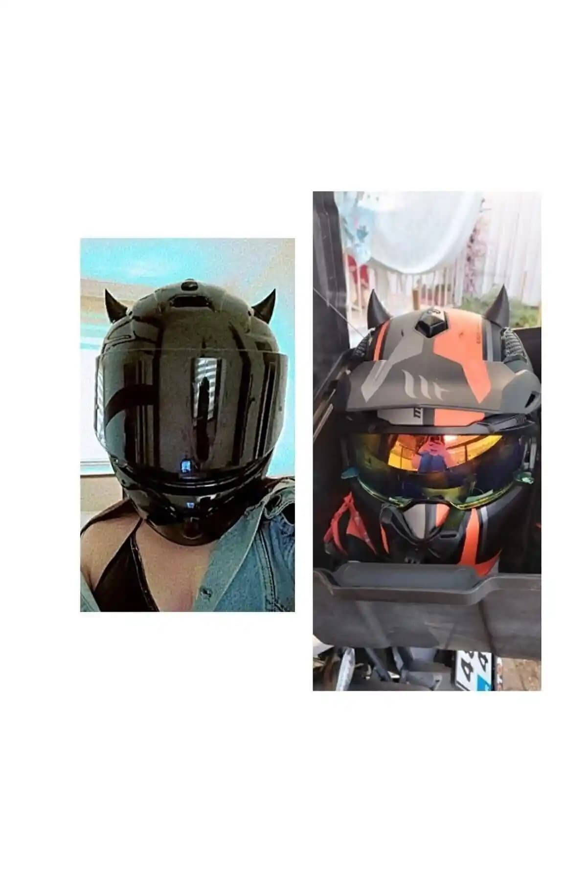 TuransoyCraft Kask Boynuzu Aksesuarı: Dayanıklı ve Estetik Kask Süsleme Ürünü