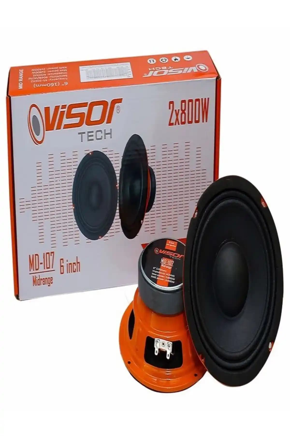 VISOR 16 cm Oto Hoparlör Profesyonel Ses Kalitesi ve Dayanıklılık Sunar