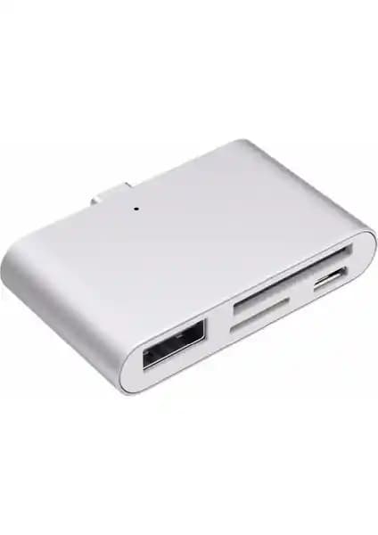 Alfais 4397 Type C USB 3.1 Kart Okuyucu: Çok Fonksiyonlu ve Dayanıklı Çözüm