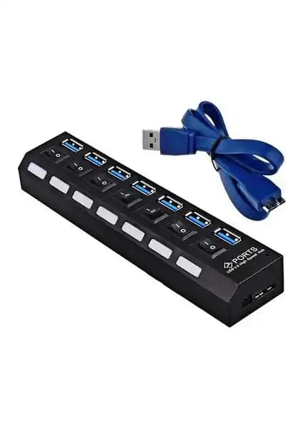 Alfais 4581 7 Port USB 3.0 Hub: Yüksek Performanslı Çoklayıcı ve Güçlü Bağlantı Çözümü