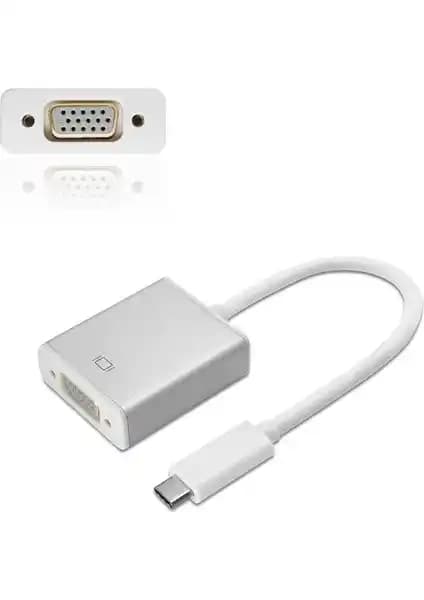 Alfais 4694 USB 3.1 Type C to VGA Adaptör: Yüksek Çözünürlüklü Bağlantı Çözümü