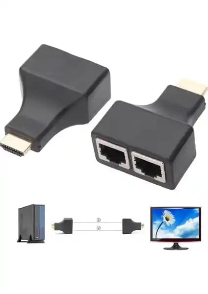 Alfais 4845 HDMI RJ45 Cat5/6 Uzatma Aparatı ile Yüksek Kalitede Görüntü ve Ses Aktarımı