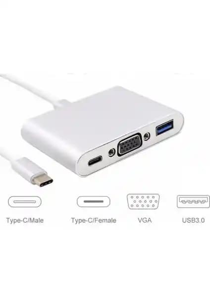 Alfais 4961 USB Type C to VGA ve USB 3.0 Çok Yönlü Adaptör Özellikleri ve Kullanım Alanları
