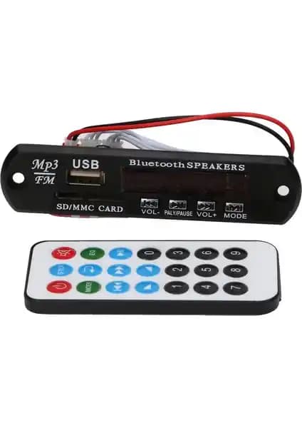 Araç İçi Müzik Deneyimini Geliştiren Aux USB/SD Çevirici Dijital Göstergeli MP3 Player