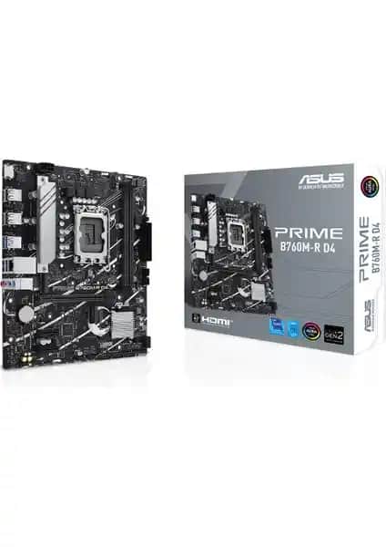 Asus Prime B760M-R D4 DDR4 5333MHz (OC) RGB Anakart Detaylı İnceleme ve Özellikler