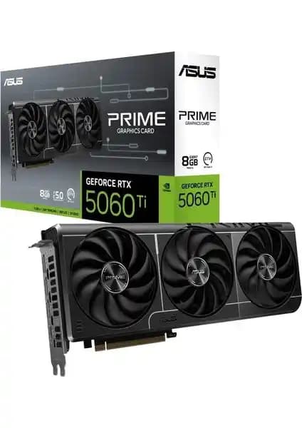 ASUS PRIME-RTX5060TI-O8G: Yüksek Performanslı Oyun ve Profesyonel İş İstasyonu Ekran Kartı Özellikleri