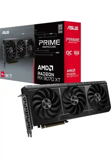Asus PRIME RX 9070 XT: Yüksek Performans ve Güçlü Soğutma Özellikleriyle Öne Çıkıyor