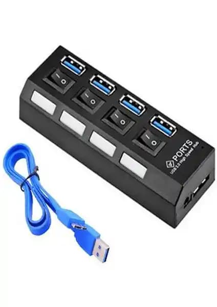 Atech 4 Port USB 3.0 Hub Çoğaltıcı: Yüksek Hızlı Veri Aktarımı ve Çoklu Cihaz Bağlantısı
