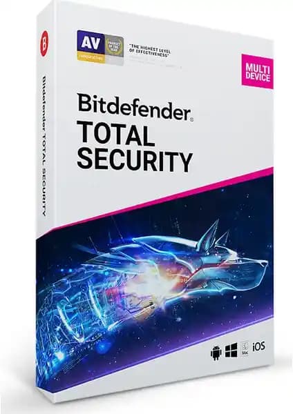 Bitdefender Total Security 2020 Güçlü Çok Platformlu Siber Güvenlik Çözümü