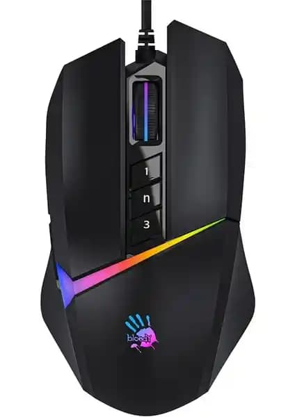 Bloody W60 Max Oyuncu Mouse'u Yüksek DPI ve RGB Aydınlatma Özellikleriyle