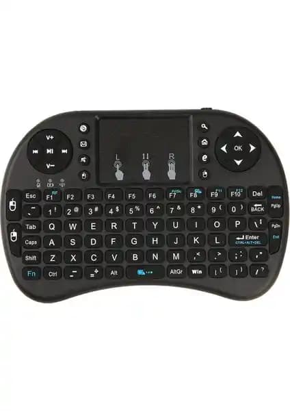 Bluecat Kablosuz Ergonomik Mini Klavye ve Dokunmatik Mouse Seti İş ve Eğlence İçin Uygun