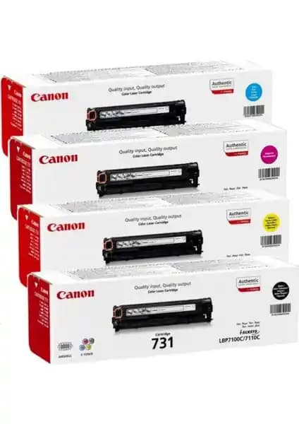 Canon CRG-731 Toner Seti: Yüksek Kalite ve Güvenilirlik Sunan Orijinal Toner