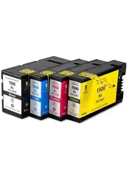 Canon MAXIFY Serisi Renkli Kartuş Seti PGI-1500XL Dört Renkli Ekonomik Çözüm