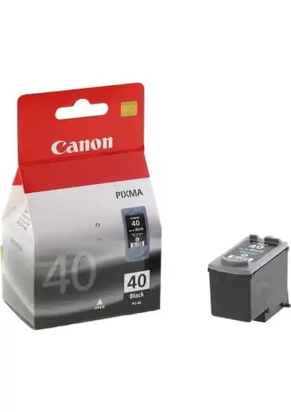 Canon PG-40 Siyah Mürekkep Kartuşu: Yüksek Kalite ve Güvenilirlik Sunan Orijinal Çözüm