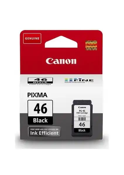 Canon PG-46 Siyah Mürekkep Kartuşu: Yüksek Kaliteli ve Güvenilir Baskı Çözümü