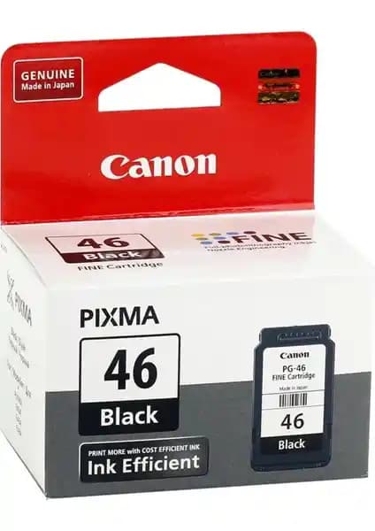 Canon Pg-46Bk Siyah Kartuş E404-E464: Yüksek Kalite ve Güvenilirlik İçin Uygun Seçenek