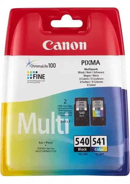 Canon PG-540/CL-541 Çoklu Orijinal Mürekkep Kartuşu Seti Yüksek Kalite ve Güvenilirlik