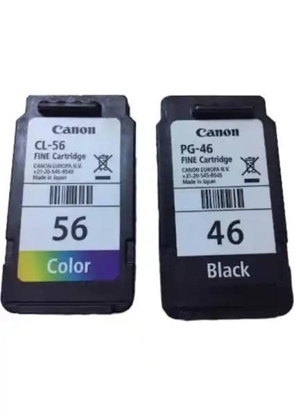 Canon PG46-CL56 Siyah ve Renkli Kartuşlu Avantajlı Paket: Yüksek Kalite ve Verimlilik