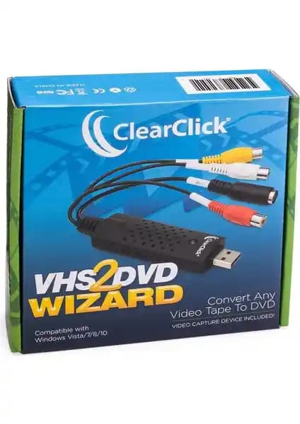 ClearClick VHS'den DVD'ye Sihirbazı ile Eski Videolarınızı Kolayca Dijitalleştirin