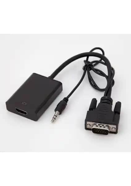 Compaxe Ses Kablolu VGA to HDMI Çevirici Adaptör ile Eski ve Yeni Cihazlar Arasında Sorunsuz Bağlantı