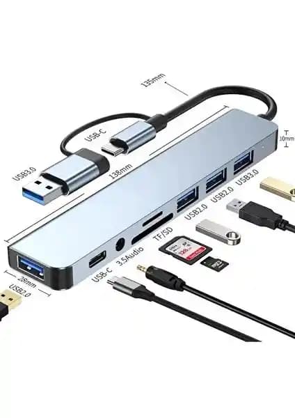 Comse USB Type-C Hub: Macbook Pro ve Air için Çok Portlu Çok Yönlü Bağlantı Çözümü