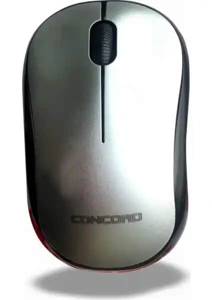 Concord 13 Kablosuz Mouse Gri - Ergonomik ve Uygun Fiyatlı Ofis ve Ev Kullanımı