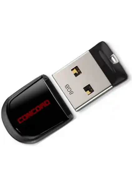 Concord 8 GB Mini Lite USB Flash Bellek: Taşınabilir ve Güvenilir Veri Depolama Çözümü