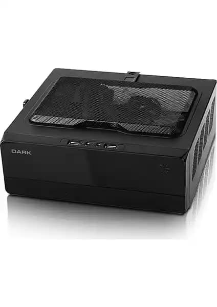 Dark Compact 130W Mini ITX kasa, çok yönlü kullanım ve modern tasarım özellikleriyle dikkat çeker