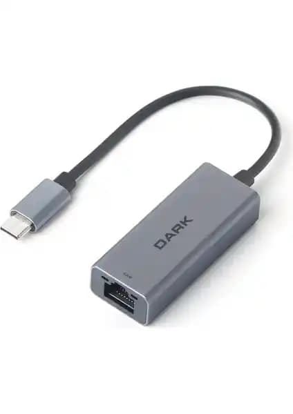 Dark DK-NT-U31LAN USB 3.1 Type-C Ethernet Adaptörü ile Hızlı ve Güvenilir Kablolu Bağlantı