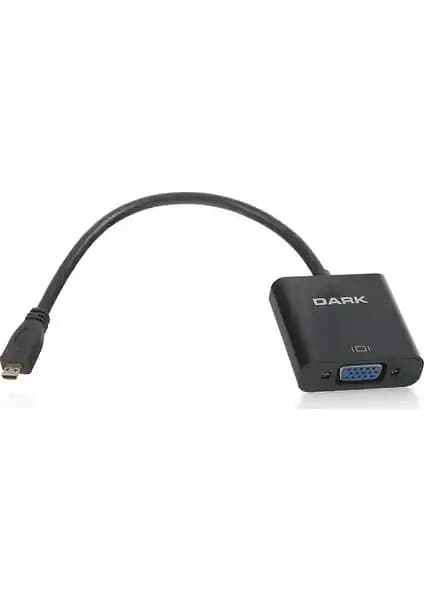 Dark Micro HDMI V1.4 to VGA Dönüştürücü: Yüksek Kalite ve Kullanım Kolaylığı