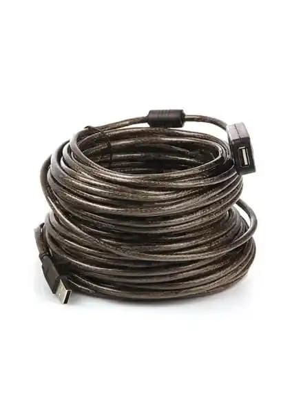 Dark USB 2.0 20m Aktif Uzatma Kablosu ile Uzun Mesafede Güç ve Sinyal Kalitesi