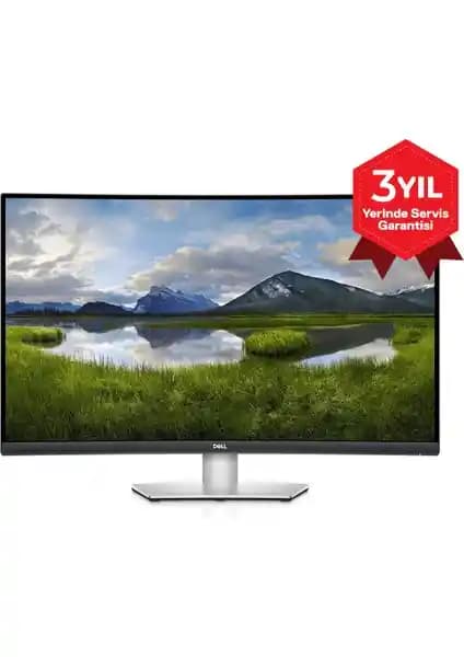 Dell S3221QS 31.5 İnç 4K Ultra HD Kavisli LED Monitör: Yüksek Çözünürlük ve Şık Tasarım