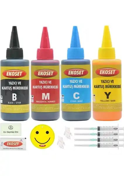 Ekoset Canon Uyumlu Mürekkep Seti - Yüksek Kalite ve Ekonomik Baskı Çözümü