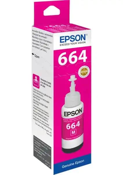 Epson T6643 Kırmızı Mürekkep L100 ve L200 Serisi için Yüksek Kalite Ürün