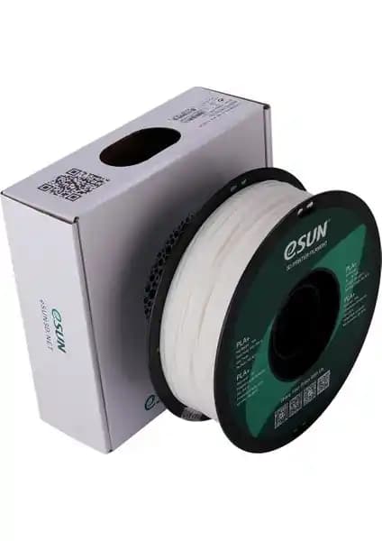 eSUN Pla+ 1.75MM Beyaz Filament: Yüksek Kalite ve Detaylı 3D Baskı Malzemesi Özellikleri