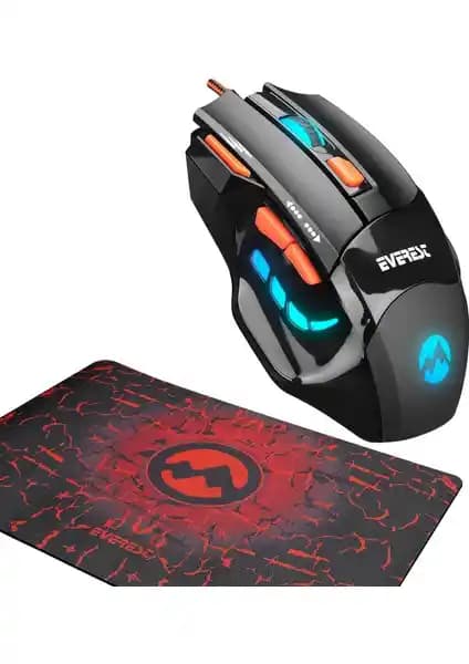 Everest SGM-X7 Kablolu Oyuncu Mouse ve Mouse Pad Seti Performans ve Tasarım Birliği