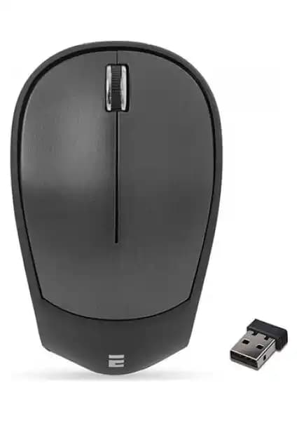 Everest SM-340 Usb Siyah 3D Optik Sessiz Kablosuz Mouse Günlük Kullanım İçin Pratik Çözüm