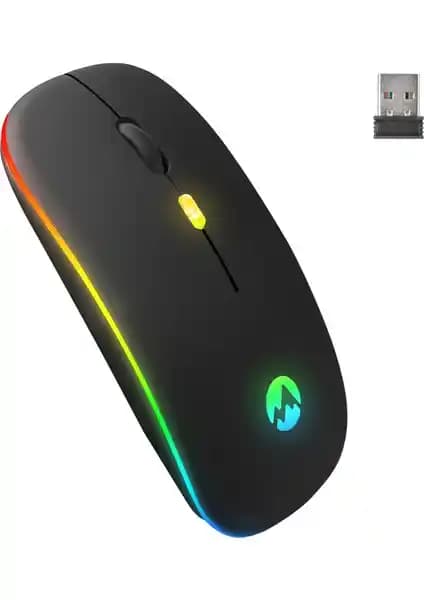 Everest SM-BT11 USB Siyah 2-in-1 Kablosuz Mouse: Ergonomik ve Çok Yönlü Bağlantı Özellikleri