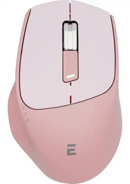 Everest SM-BT21 Pembe Kablosuz Bluetooth Mouse Çoklu Bağlantı ve Ergonomi Özellikleriyle