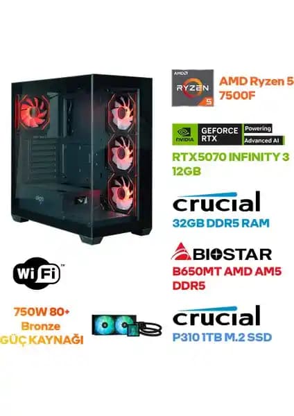 Game Garaj Elite S6: Güçlü ve Yüksek Performanslı Oyun ve Profesyonel Kullanım Bilgisayarı