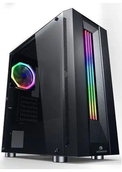 GameBooster GB-G3601B Siyah RGB Fanlı Midi Tower Kasa Detaylı İnceleme ve Özellikleri